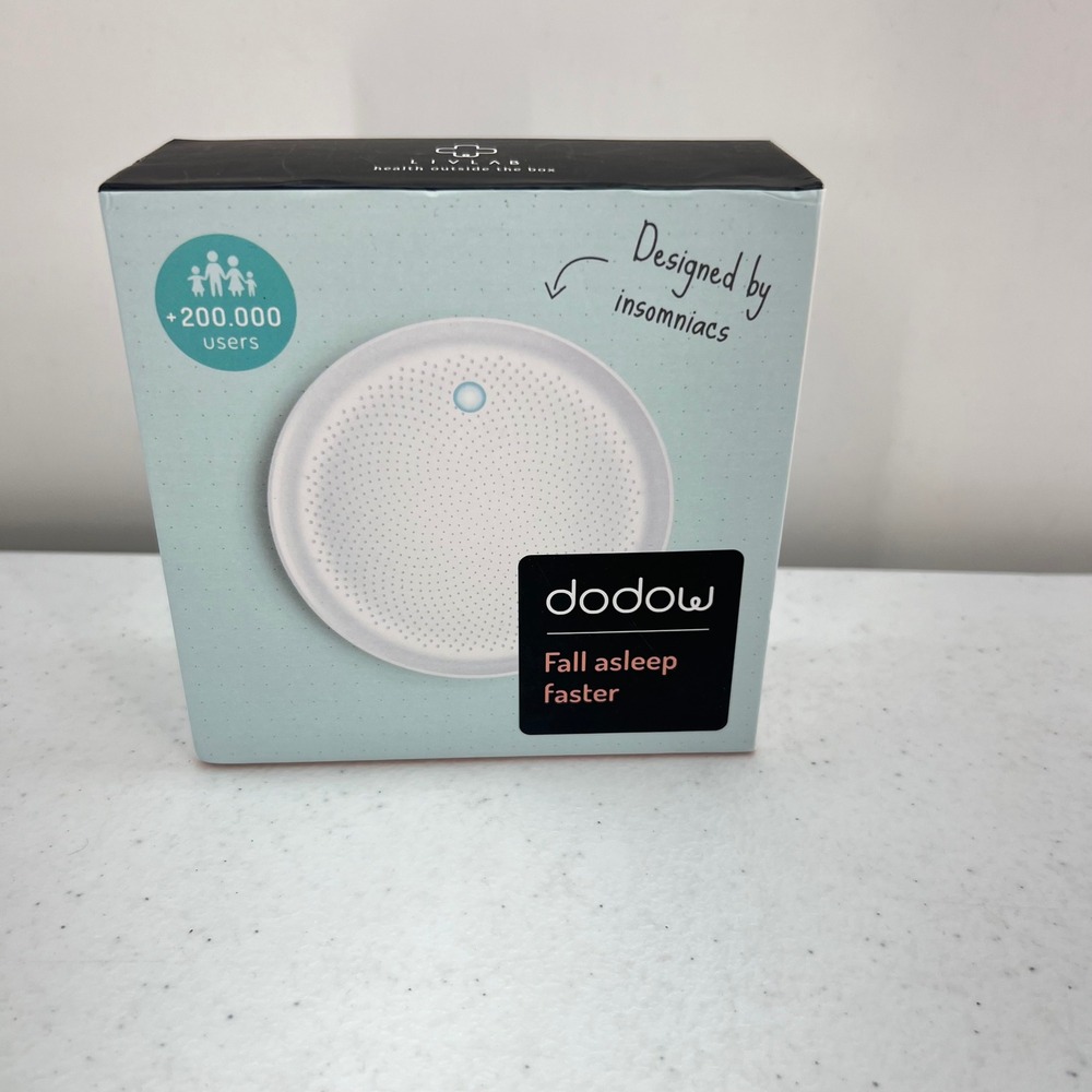 Dodow Sleep Aid Device LIVLAB Blue Light Metronome for Insomnia Relief New‎